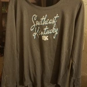 Long sleeve, hooded tee